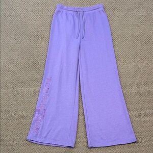 Disney World Purple Wide Leg Relaxed Fit Loungewear Sweatpants size Medium
